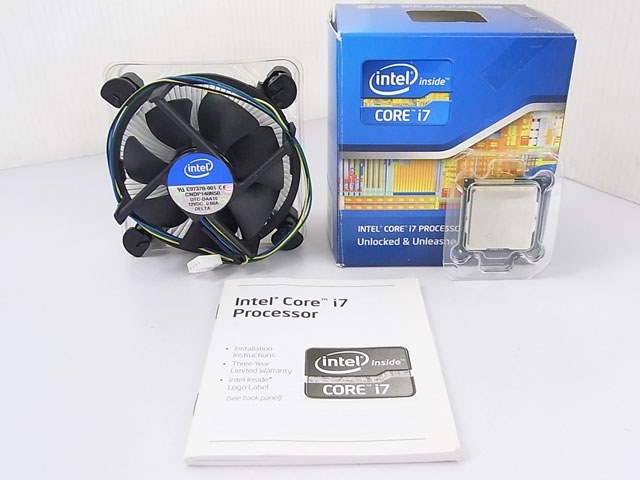 PC/タブレットIntel core i7 2600k リテール品 fan未使用
