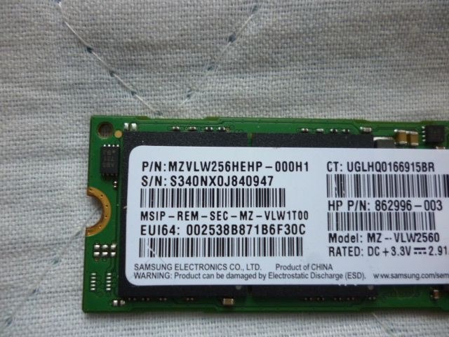 M.2 SSD 取り付け認識しない』 NEC LaVie Note Standard NS750 M.2 SSD 取り付け認識しない』 NEC LaVie Note Standard NS750
