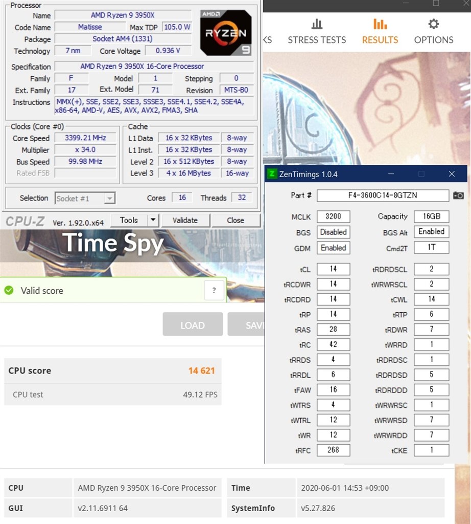 定格で Time Spy CPU 14000超 Fire Strike Combined 15000超』 AMD ...