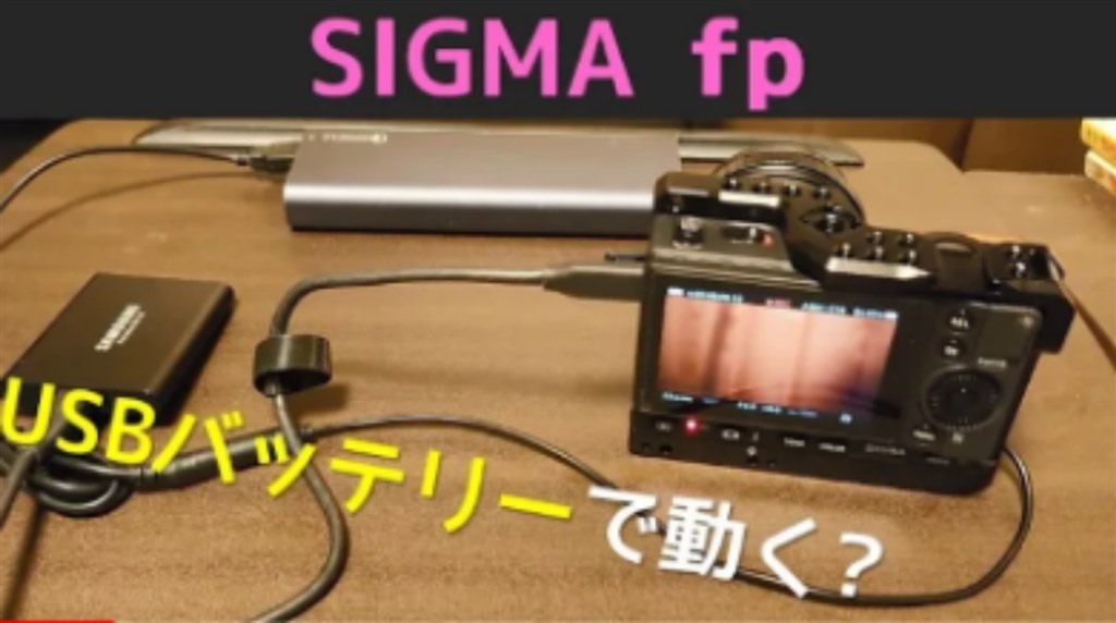 37,700円SIGMA fp ボディ + 予備バッテリー + チャージャー