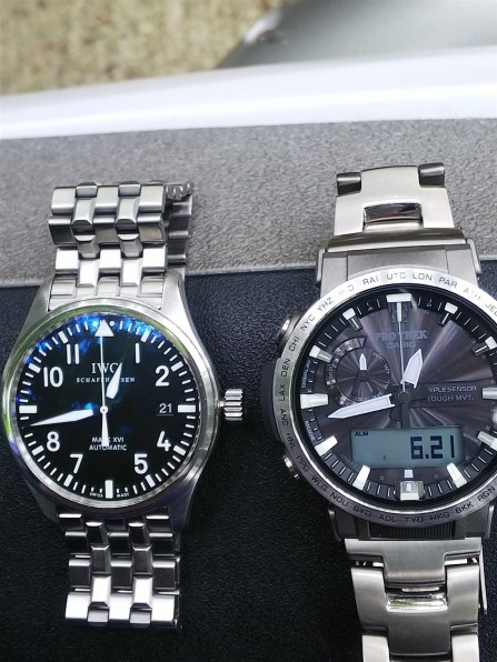 IWC IW325504 マークXVI 自動巻き(ブラック)のクチコミ - 価格.com