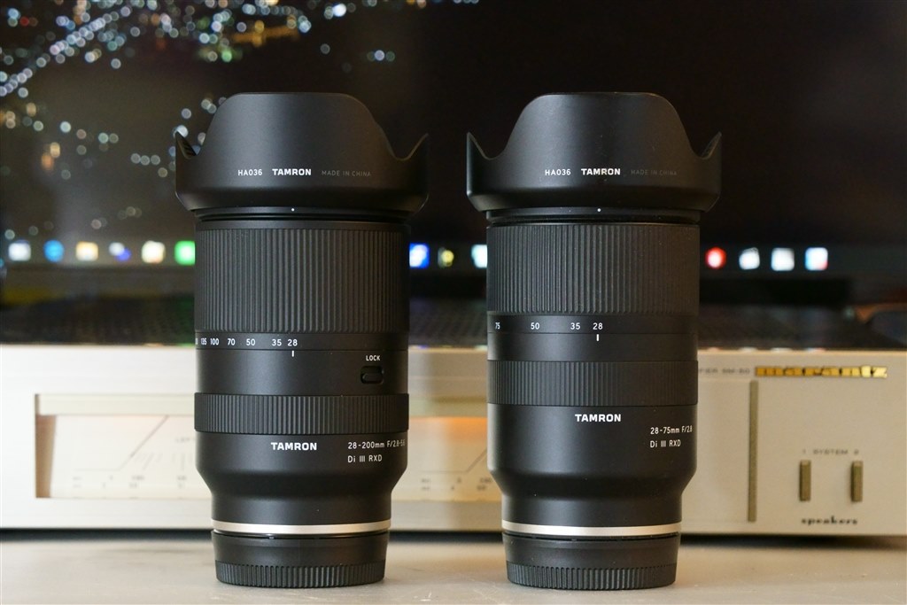 レンズの数値性能比較』 TAMRON 28-200mm F/2.8-5.6 Di III RXD (Model ...