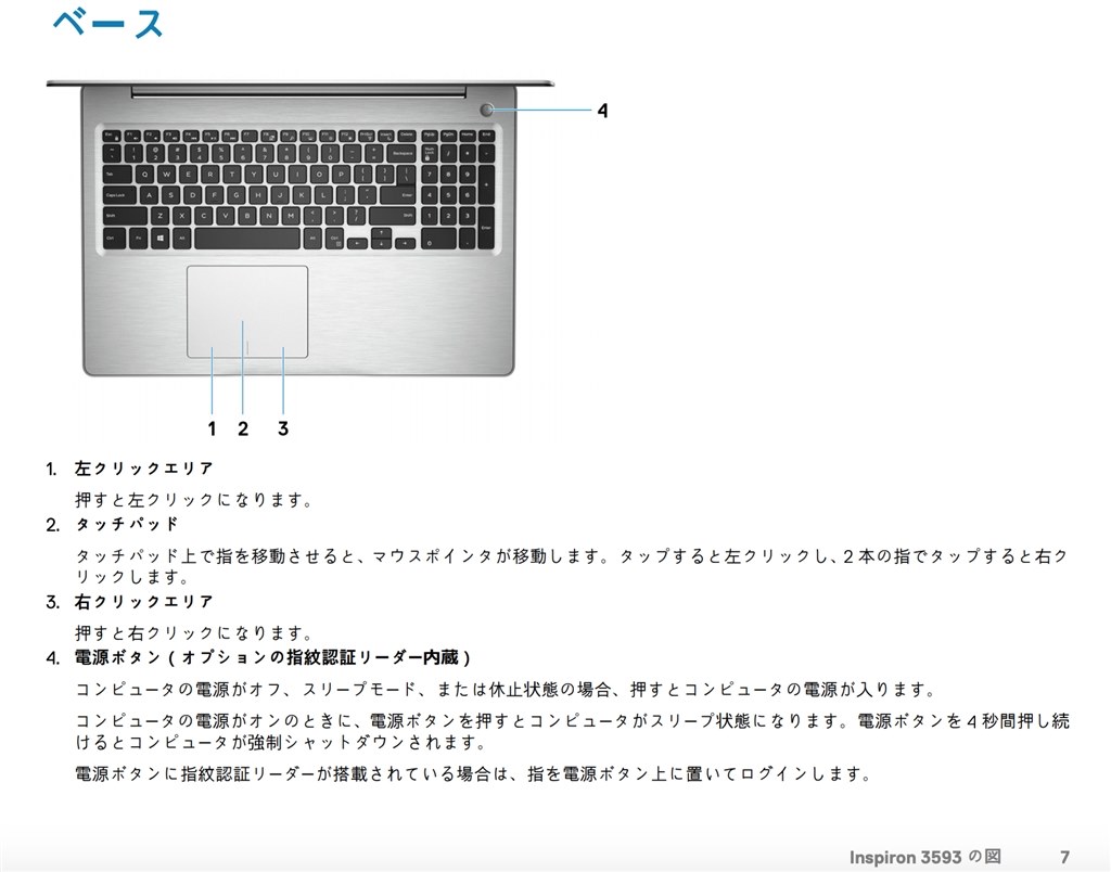電源スイッチが光らない Dell Inspiron 15 3000 スタンダード Core I3 1005g1 1tb Hdd搭載 Office Personal 19付モデル のクチコミ掲示板 価格 Com