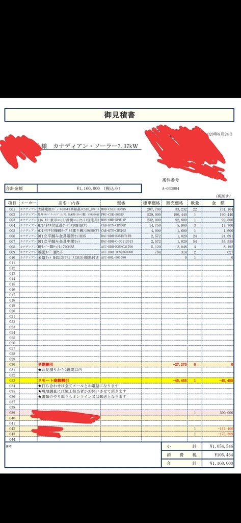 太陽光、見積書について』 クチコミ掲示板 - 価格.com