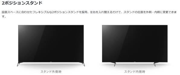 スタンドについて』 SONY BRAVIA KJ-55X9500H [55インチ] のクチコミ