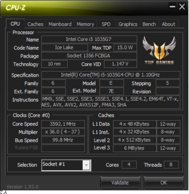 CPU-Z 1.93』 クチコミ掲示板 - 価格.com