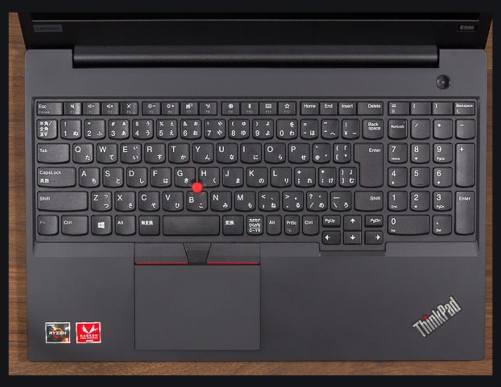 トラックパッドのサイズについて』 Lenovo ThinkPad E495 価格.com限定