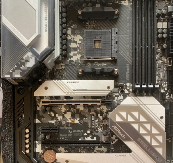 Asrock B550 Steel Legend (起動後による動作確認済) ASRock B550 Steel Legend / OVERCLOCK WORKS