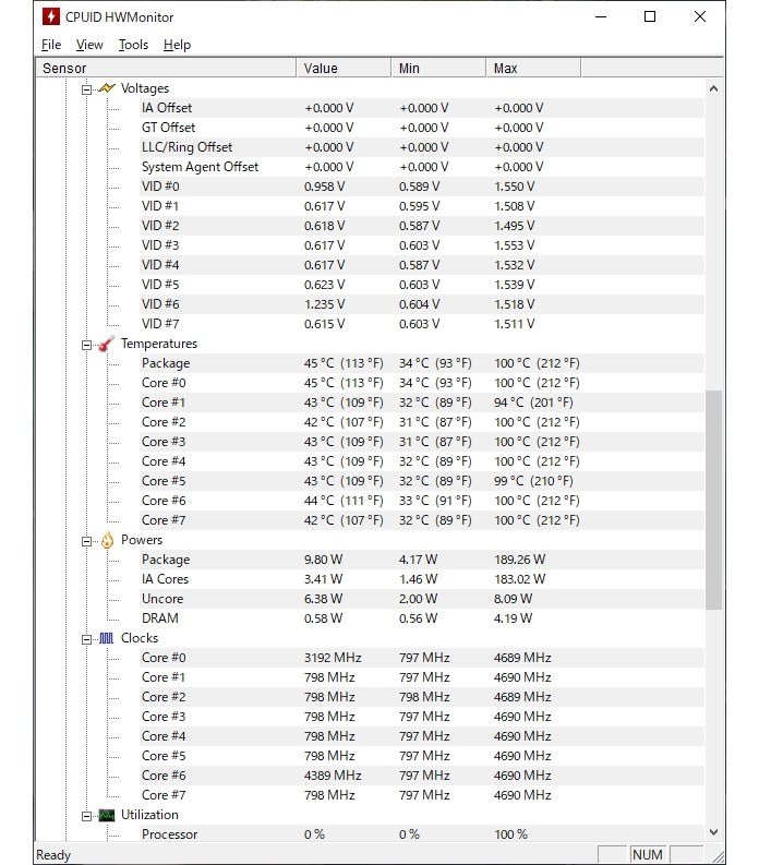 熱いです・・・電圧高過ぎ？』 インテル Core i7 9700F BOX のクチコミ掲示板 - 価格.com