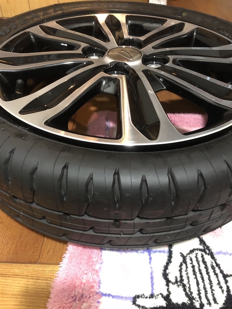 タイヤに空気が入らない』 ブリヂストン POTENZA RE-71RS 165/50R15