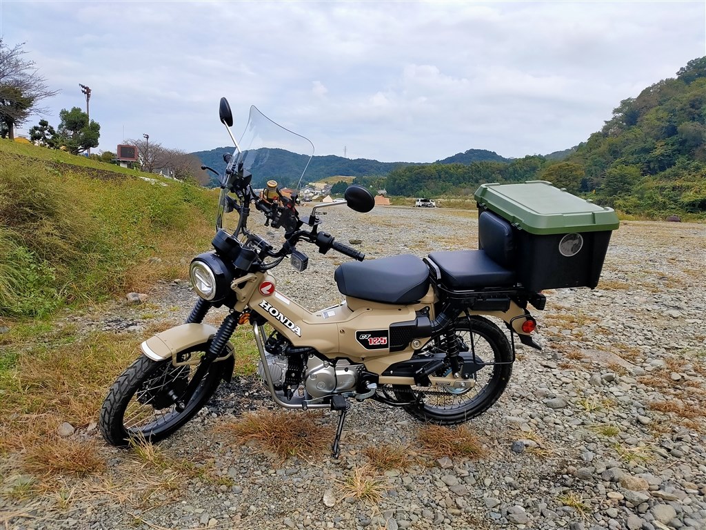 JMS クロスカブ 一七式特殊荷箱 カーキ オートバイアクセサリー バイク