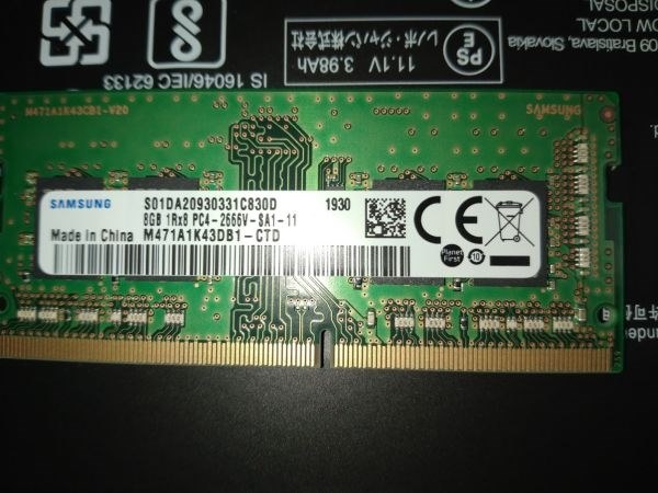 ThinkPad E595に取付け完了。』 CFD D4N2666PS-8G [SODIMM DDR4