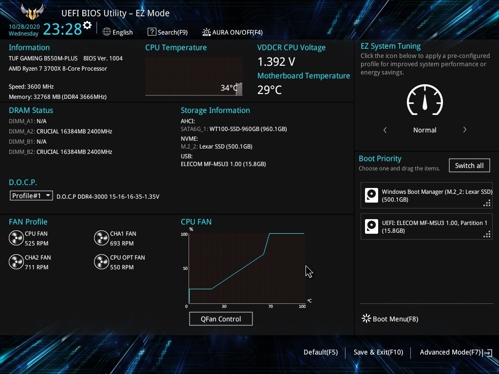 M2.SSDを認識しません』 ASUS TUF GAMING B550-PLUS のクチコミ