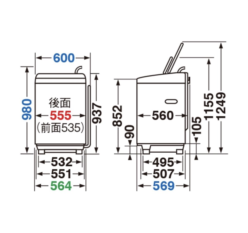 設置場所について』 東芝 ZABOON AW-8V9 のクチコミ掲示板 - 価格.com