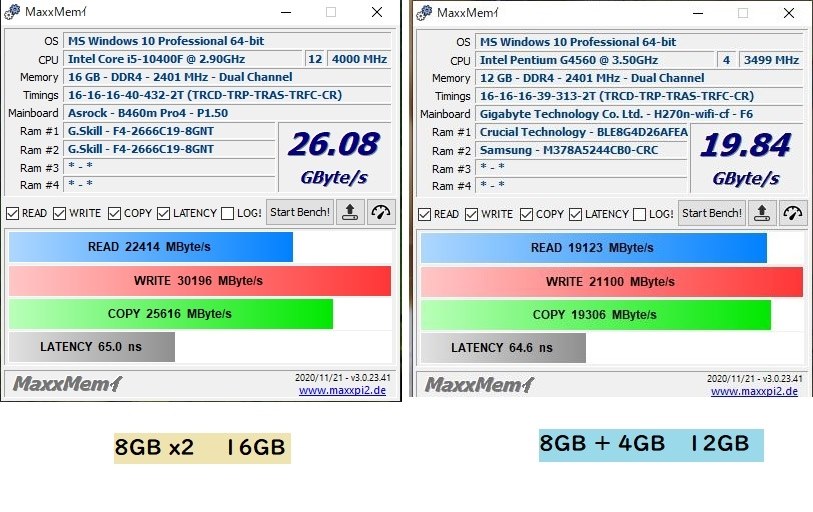 メモリの組み合わせ 8GB+8GB+32GB=48GB は可能か』 Dell XPS タワー 