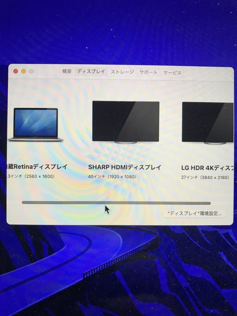 マルチディスプレイ出力について』 Apple MacBook Air 13.3