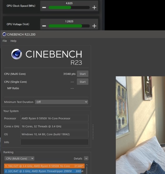 5950X CINEBENCH R23 軽OCで 30000pts超え』 AMD Ryzen 9 5950X