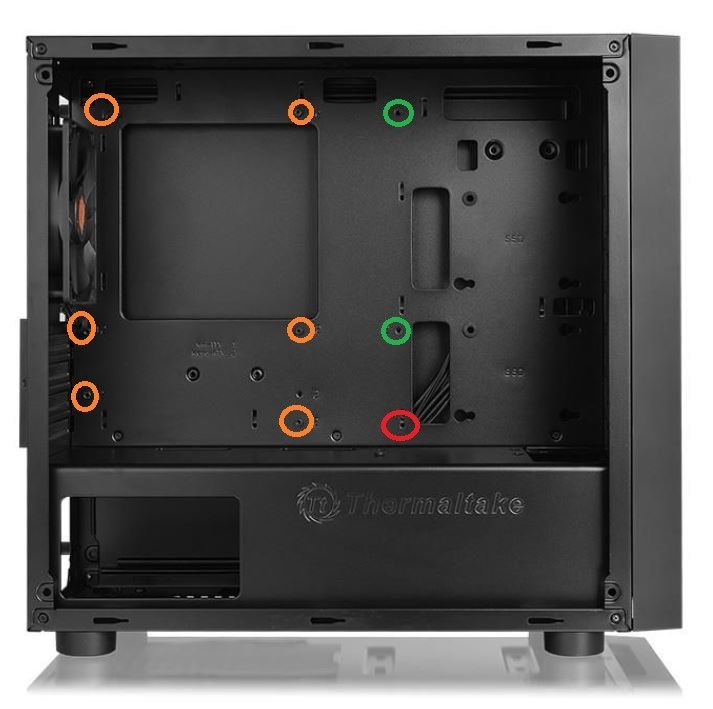 Thermaltake Versa H18 マザボ＆メモリセット Versa H18 CA-1J4-00S1WN-00 (ミニタワーケース/電源別売り
