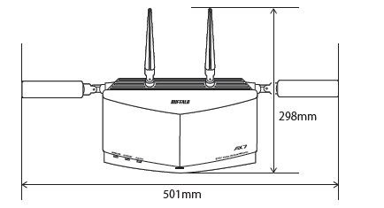 全高の寸法は？』 バッファロー AirStation WXR-5700AX7S [ブラック] のクチコミ掲示板 - 価格.com