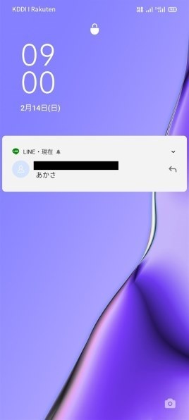 oppo reno a ロック 画面 トップ 時計