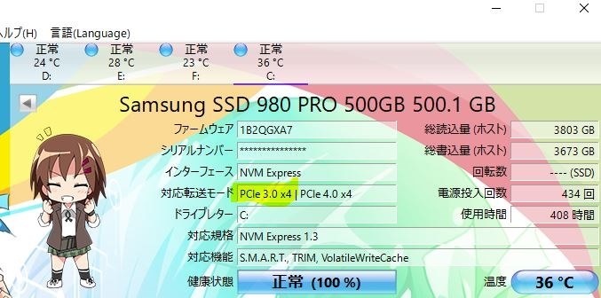 ベンチで遅い』 CFD PG4VNZ CSSD-M2M1TPG4VNZ のクチコミ掲示板 - 価格.com