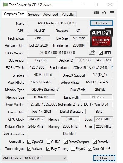 MSI Radeon RX 6900 XT GAMING X TRIO 16G [PCIExp 16GB]投稿画像 ...