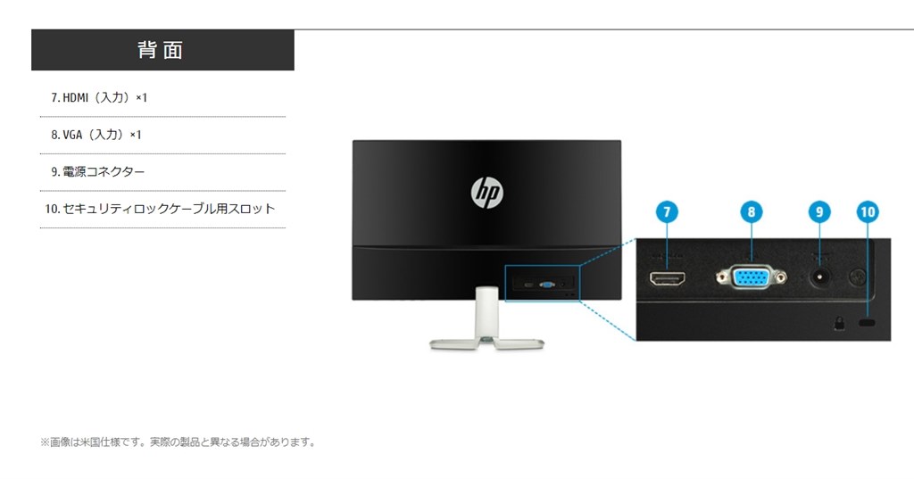 電源は？』 HP HP 24f 価格.com限定モデル [23.8インチ ブラック] の
