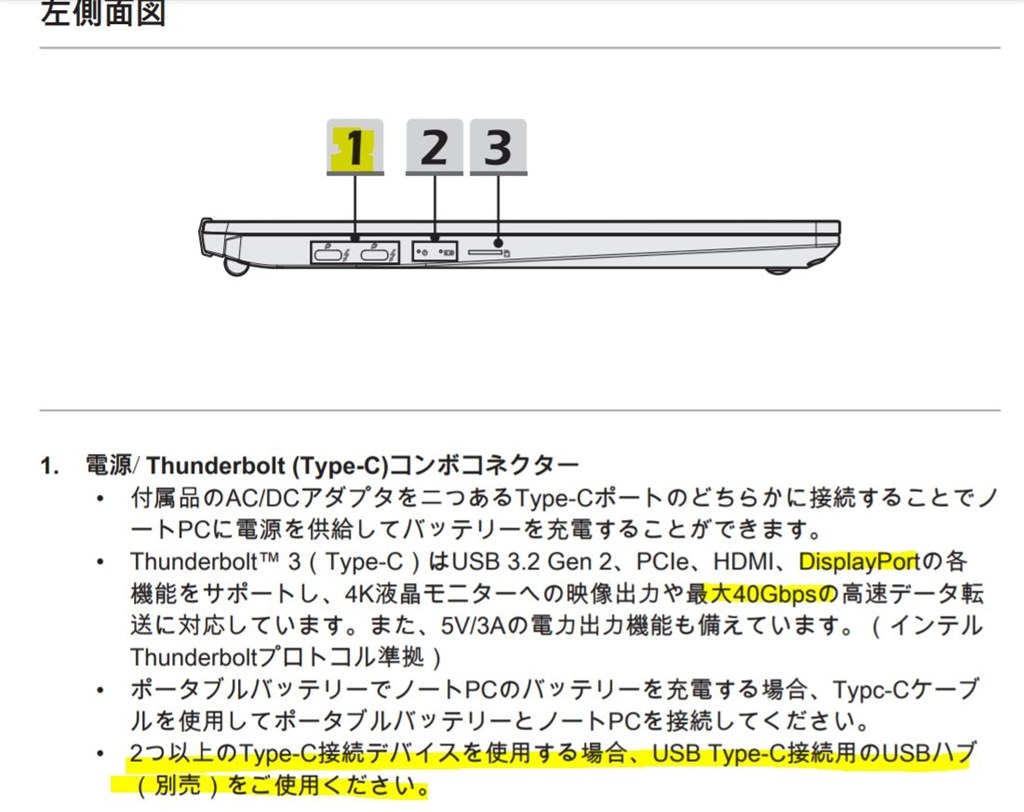 外部モニターへの4k出力は不可？』 MSI Prestige-14-A10SC-165JP の