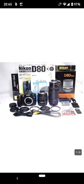 販売買付愛と光様専用　Nikon D80 kit 動作確認済み デジタルカメラ