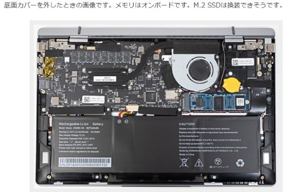 ドスパラ F-14IC Core i5 1035G1/14インチ フルHD/メモリ8GB/NVMe SSD