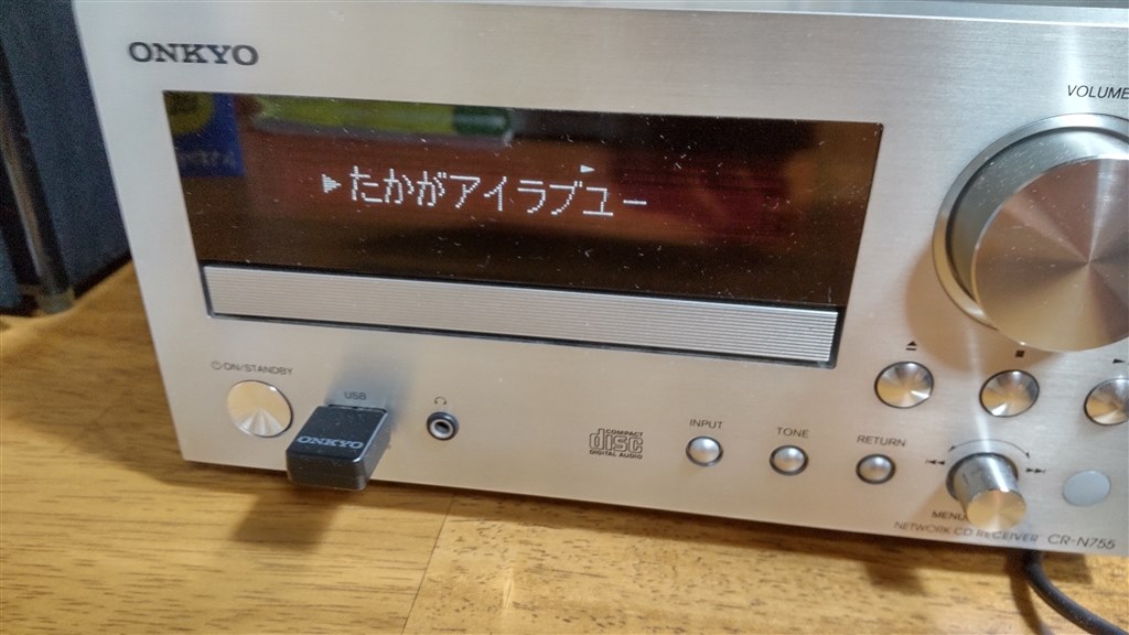 ONKYO コンポ CR-N755 スピーカー 無線LANアダプター付 - オーディオ機器