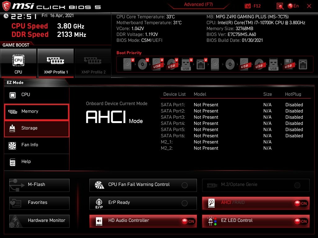専用i5 7400 bios動作確認済み ドスパラ製i5-14400F搭載PCを0x12Bに手動BIOS/UEFI更新しました
