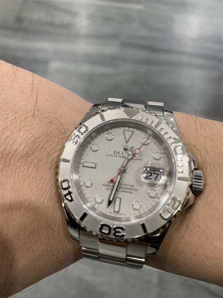 買い直し』 ロレックス 16622 ヨットマスターロレジウム 自動巻き の