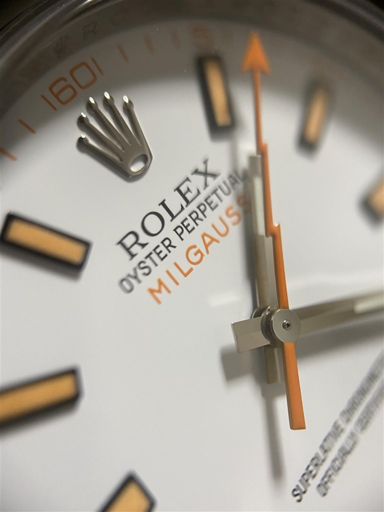 文字盤の表記 ロレックス gv オイスター パーペチュアル ミルガウス 自動巻き ブラック オイスターブレスレット のクチコミ掲示板 価格 Com
