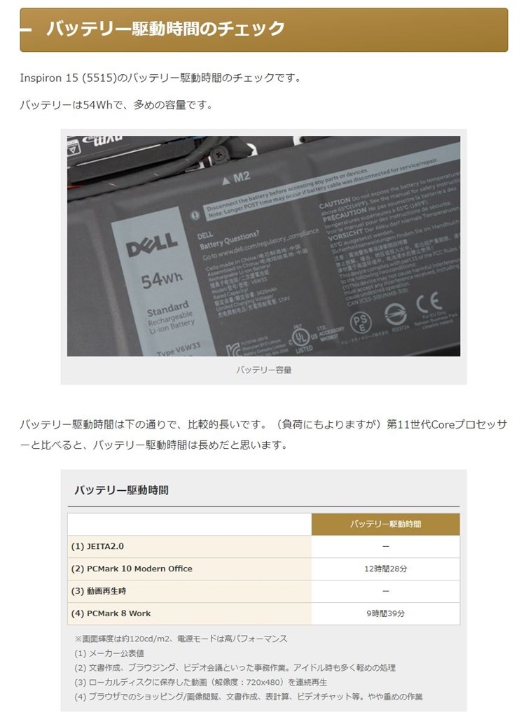 質問です】バッテリーの過充電防止機能について』 HP HP 15s-eq1000