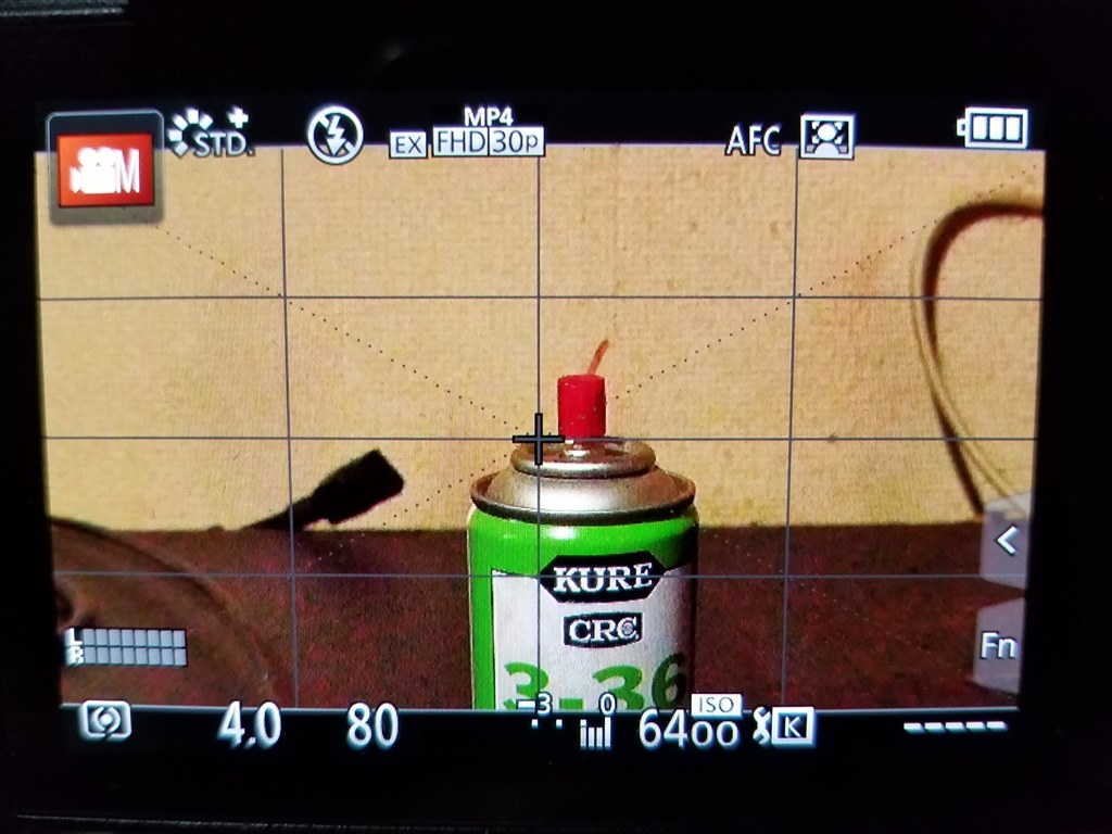 GH4の動画撮影時に画角がクロップされてしまいます GH4の動画撮影時に画角がクロップされてしまいます