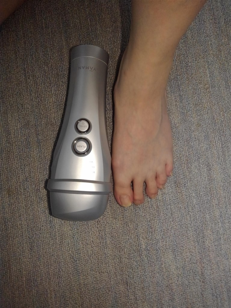 肌の色次第で作業時間が変わります。』 ヤーマン レイボーテ