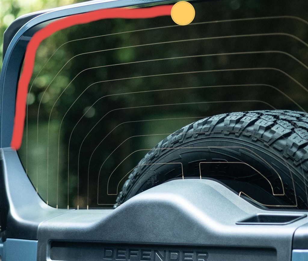 ドライブレコーダー取り付け』 ランドローバー ディフェンダー 2019年