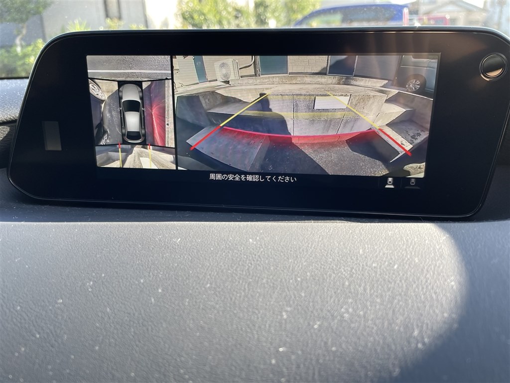 バックカメラのズレ』 マツダ MAZDA3 ファストバック 2019年モデル の