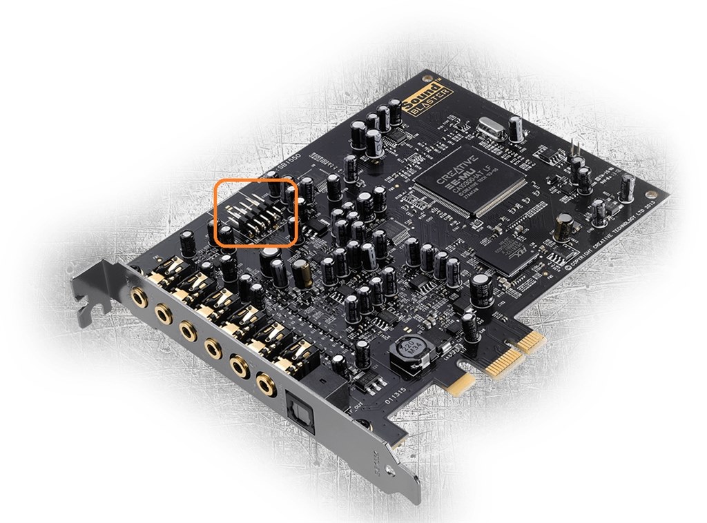 フロントパネル オーディオコネクタ』 CREATIVE Sound Blaster Audigy