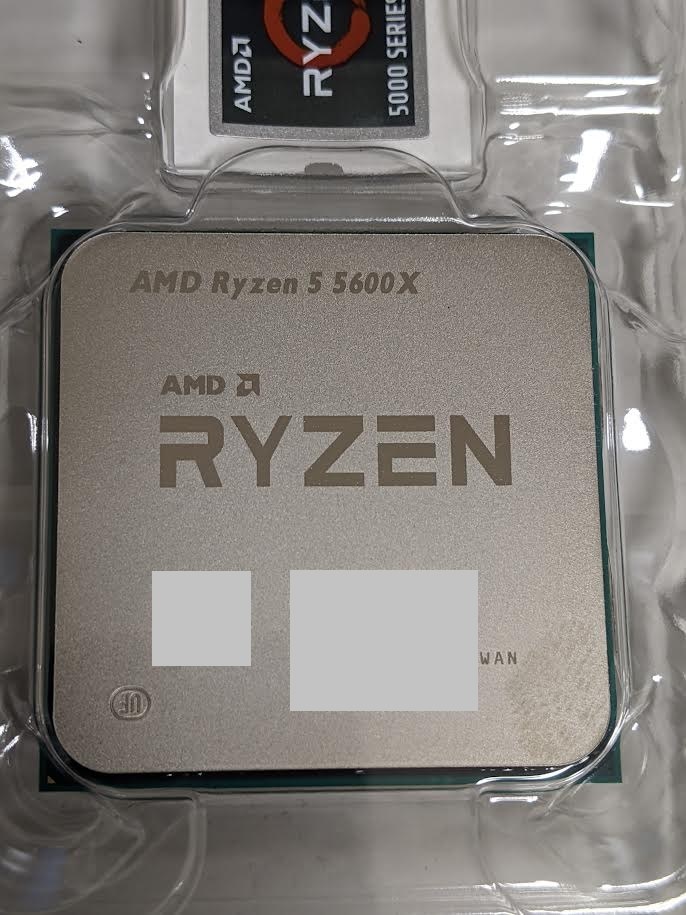 新品に軽微な汚れがありました。』 AMD Ryzen 5 5600X BOX のクチコミ ...