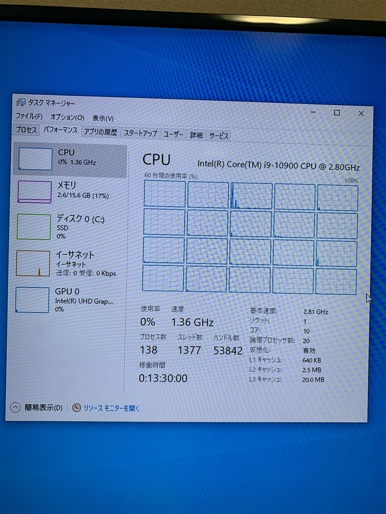 ミドルクラス20スレッドとして優等生』 インテル Core i9 10900 BOX の ...