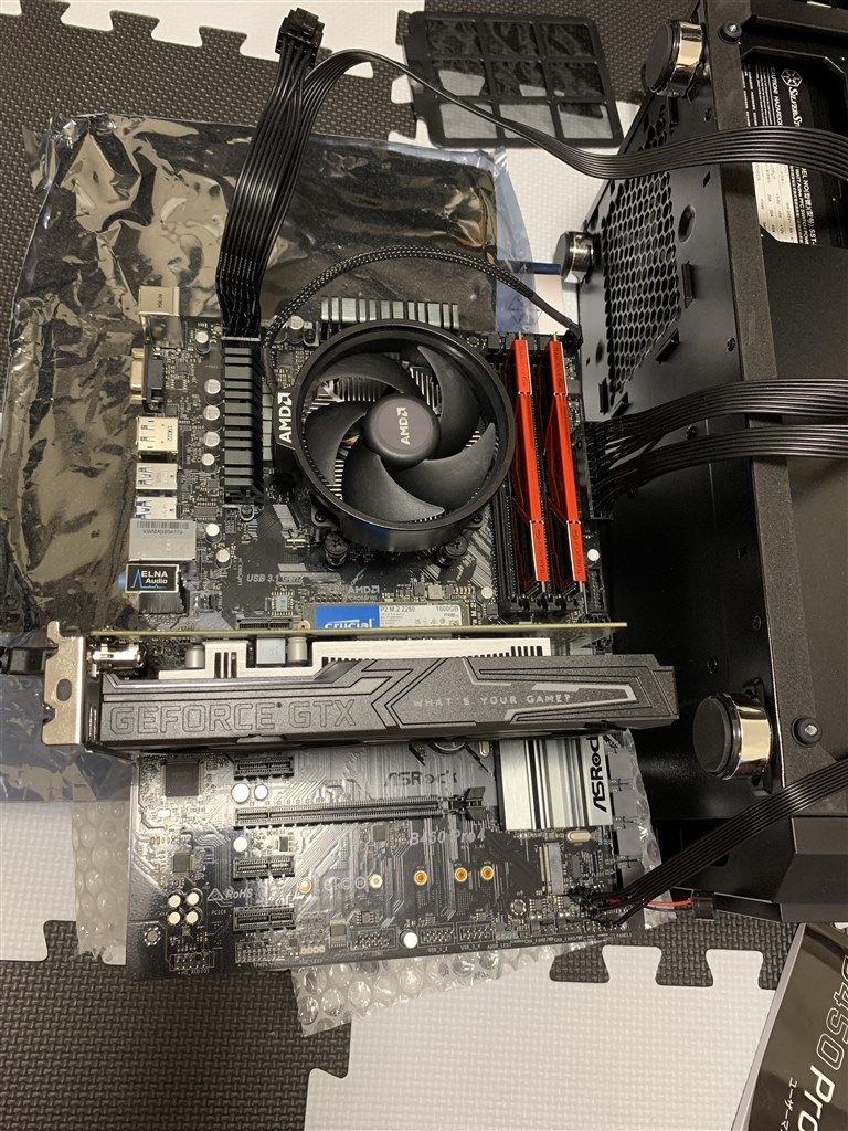 自作PCの画面が表示されません。。。』 ASRock B450M Pro4 のクチコミ