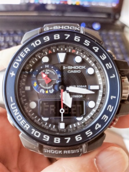 画面に傷はありませんG-SHOCK ガルフマスター GWN-1000B-1BJF