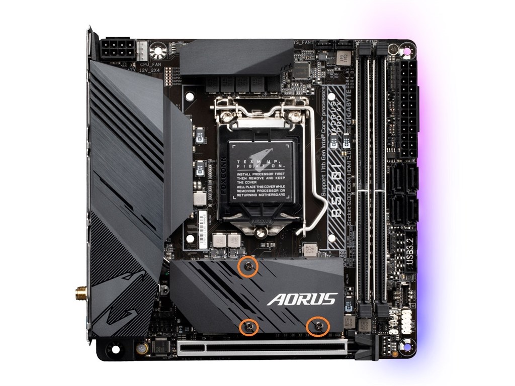 M.2のヒートシンクのねじ』 GIGABYTE B560I AORUS PRO AX [Rev.1.0] のクチコミ掲示板 - 価格.com