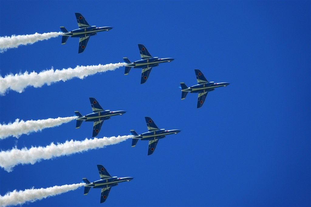 ブルーインパルス松島基地上空訓練』 SONY サイバーショット DSC