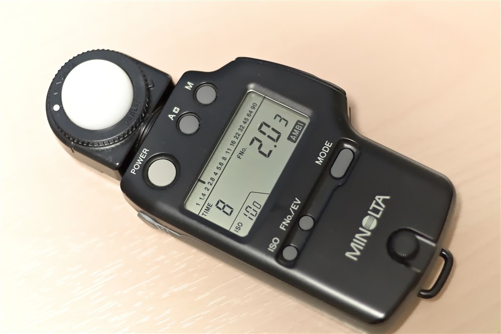 露出計 MINOLTA ミノルタ FLASH METER IV 露出精度OK 虚し