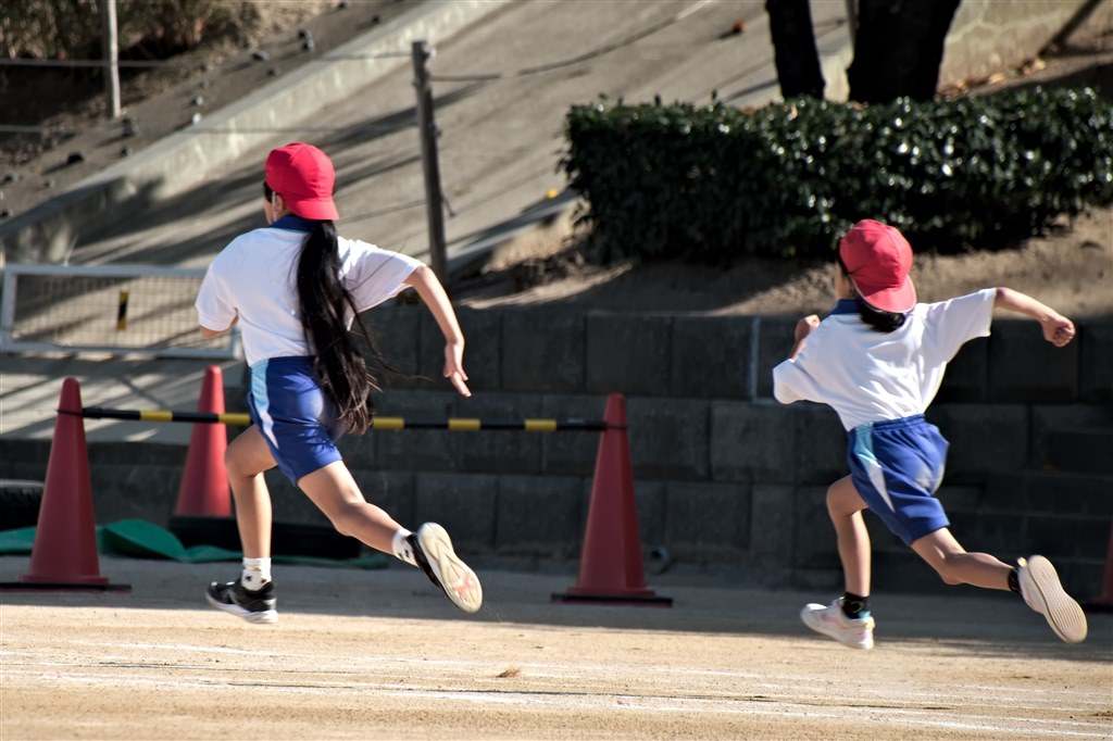広い室内会場での運動会用の望遠レンズで迷っております