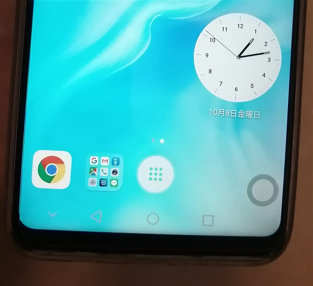 画像上に出る丸ポチ』 HUAWEI HUAWEI P30 lite SIMフリー のクチコミ
