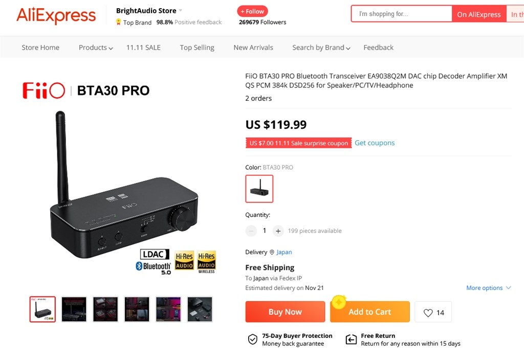 BTA30 Pro買いました』 FiiO FIO-BTA30 のクチコミ掲示板 - 価格.com